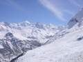 Berge Zinal mit Matterhorn